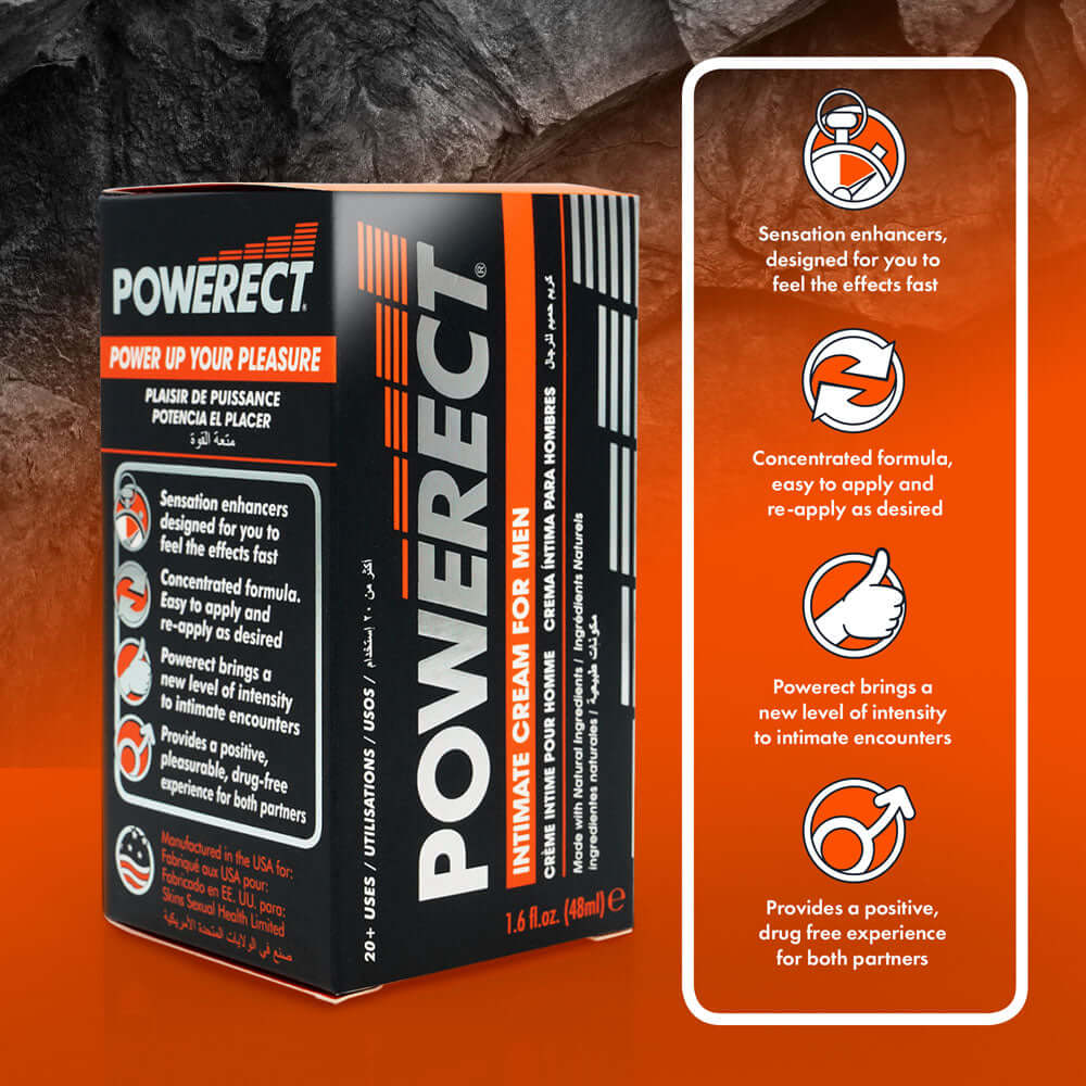 Powerect Intimate Cream - Enhancer Cream for Men - 48 ml Tube